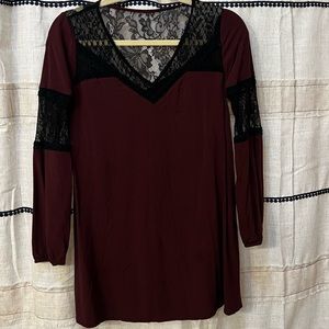 Express Women’s Long Shirt Lace